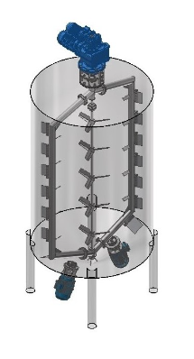 Sistema de Agitação para Tanque 10m³